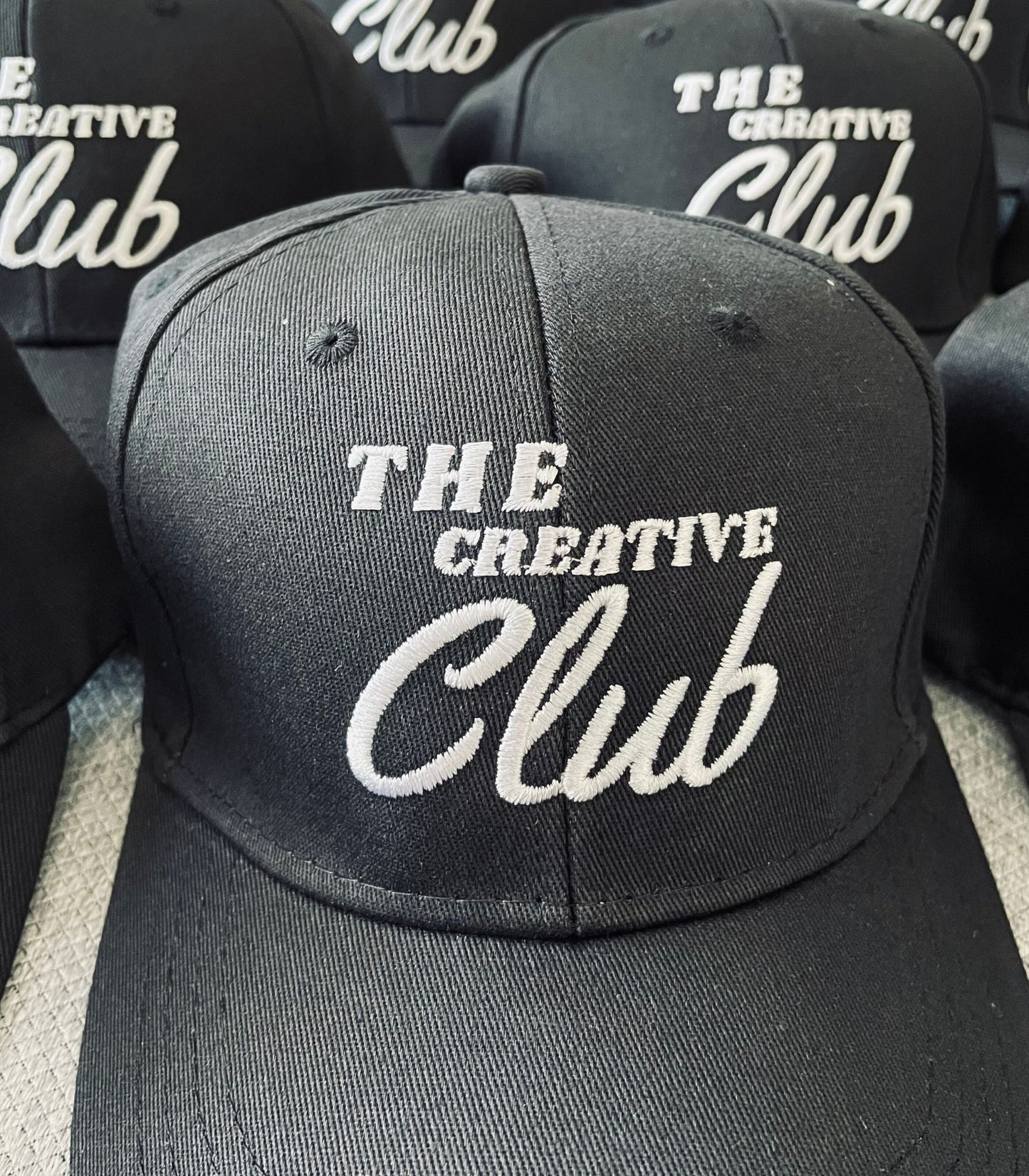Black edition - "The Creative Club" Dad cap