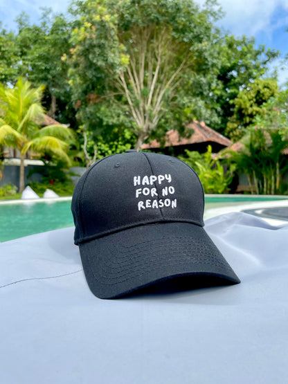 "Happy For No Reason" Dad Caps