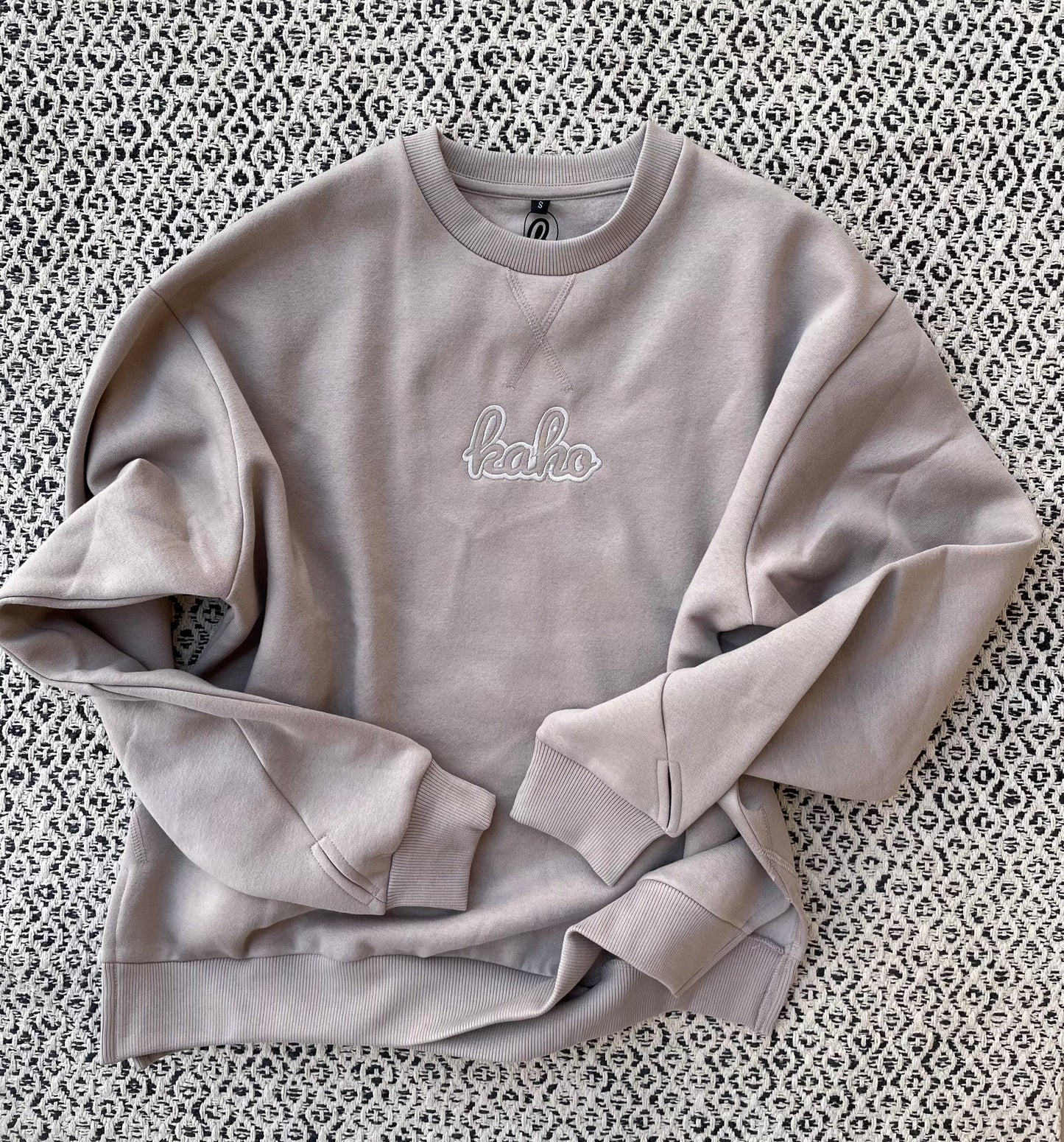 Block logo sweatshirt