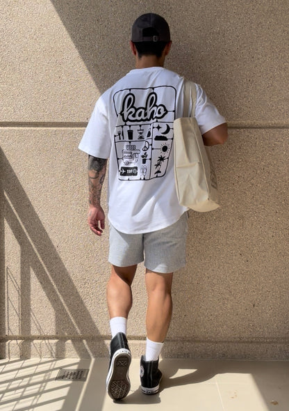 Unisex oversize block logo T-shirt